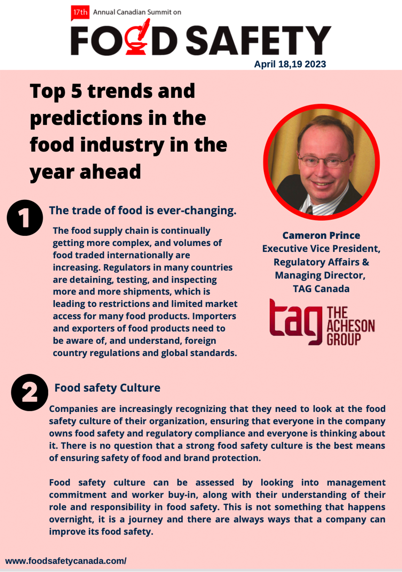 Top 5 trends and predictions in the food industry in the year ahead
